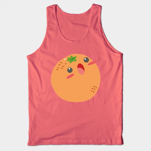 Cute Talking Orange Tank Top by CuteDesigns